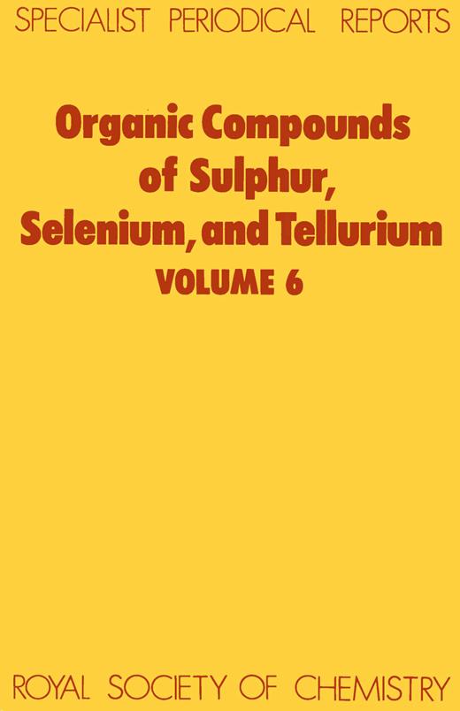 Small-ring compounds of sulphur and selenium | Organic Compounds of ...